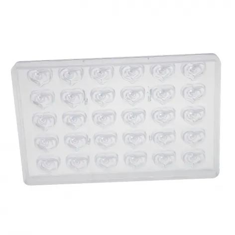 Hearts Praline Mould; 8g; 30 pieces